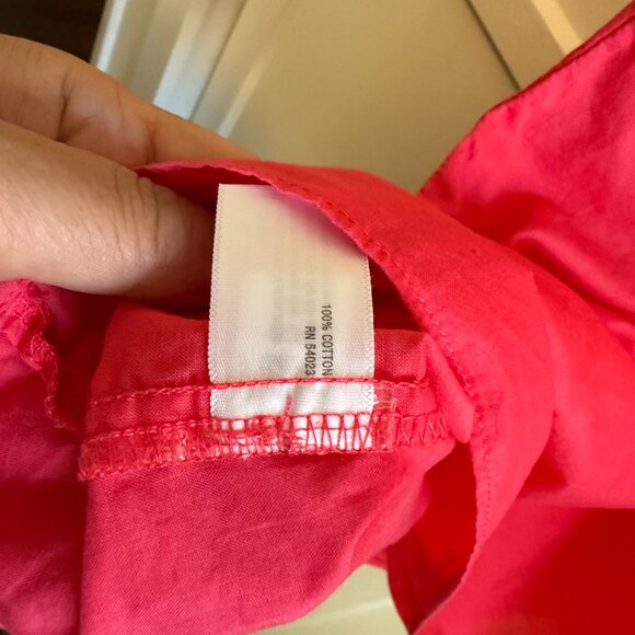 Old Navy Sleeveless V-Neck Dress, Summer Beach Dress, Bright Pink, Size S - Picture 5 of 5